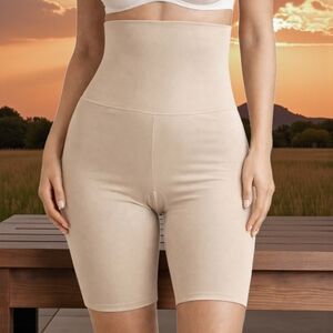 Legacy Slim Disguise Shaper Short Boy Long Tan Beige M  Stretch Slims High Waist